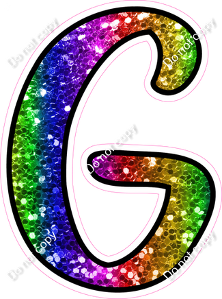 CUL 23.5" Individuals - Rainbow Sparkle G