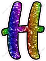 CUL 23.5" Individuals - Rainbow Sparkle H