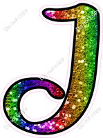 CUL 23.5" Individuals - Rainbow Sparkle J