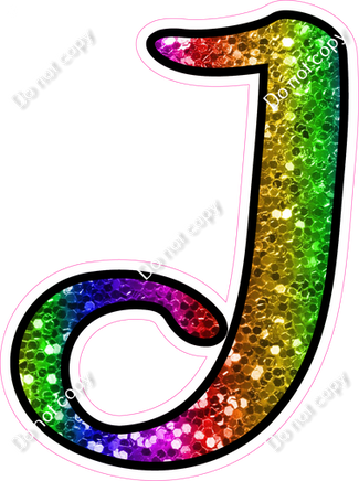 CUL 23.5" Individuals - Rainbow Sparkle J