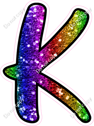 CUL 23.5" Individuals - Rainbow Sparkle K