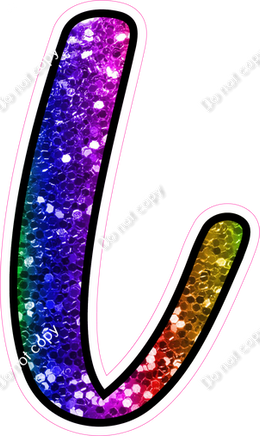 CUL 23.5" Individuals - Rainbow Sparkle L