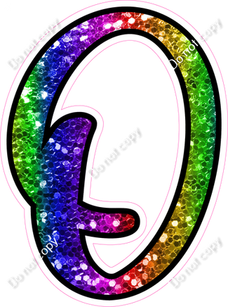 CUL 23.5" Individuals - Rainbow Sparkle O