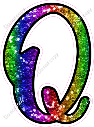 CUL 23.5" Individuals - Rainbow Sparkle Q