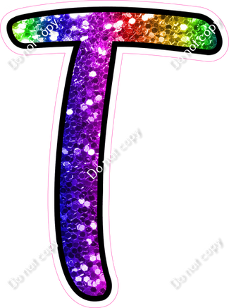 CUL 23.5" Individuals - Rainbow Sparkle T