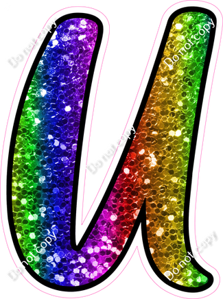 CUL 23.5" Individuals - Rainbow Sparkle U