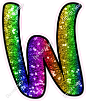 CUL 23.5" Individuals - Rainbow Sparkle W