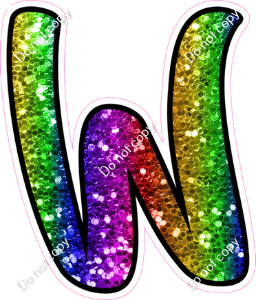 CUL 23.5" Individuals - Rainbow Sparkle W