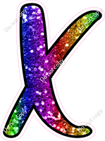 CUL 23.5" Individuals - Rainbow Sparkle X