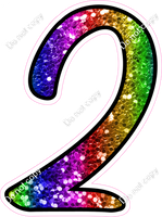 CUL 23.5" Individuals - Rainbow Sparkle 2