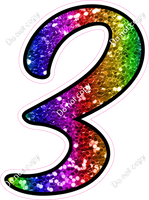 CUL 23.5" Individuals - Rainbow Sparkle 3