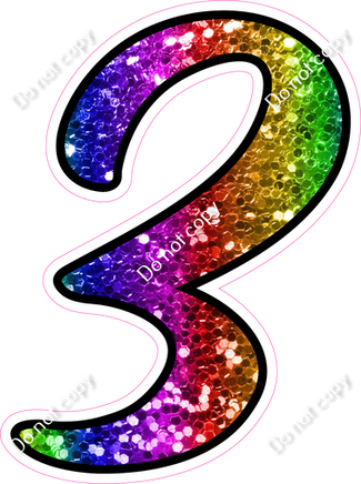 CUL 23.5" Individuals - Rainbow Sparkle 3