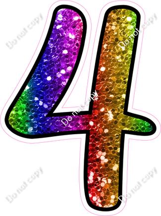 CUL 23.5" Individuals - Rainbow Sparkle 4