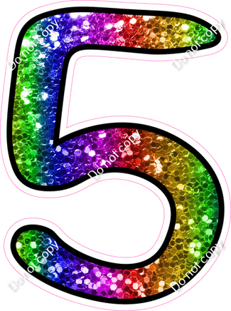 CUL 23.5" Individuals - Rainbow Sparkle 5