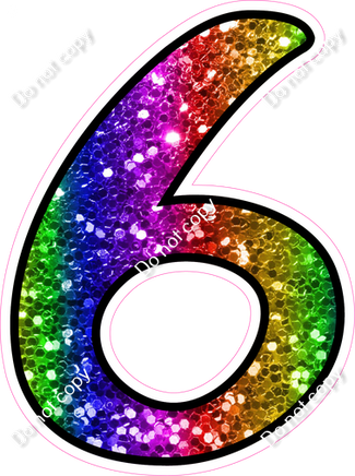 CUL 23.5" Individuals - Rainbow Sparkle 6