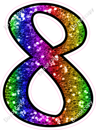 CUL 23.5" Individuals - Rainbow Sparkle 8