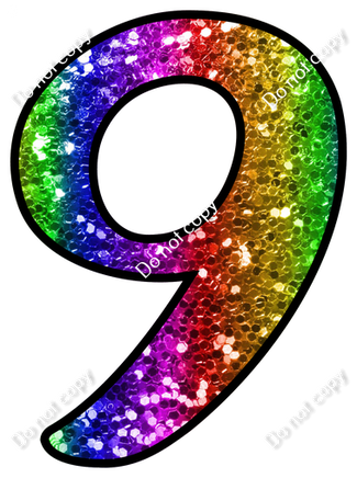 CUL 23.5" Individuals - Rainbow Sparkle 9