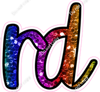 CUL 23.5" Individuals - Rainbow Sparkle RD