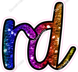 CUL 23.5" Individuals - Rainbow Sparkle RD