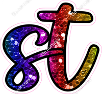 CUL 23.5" Individuals - Rainbow Sparkle ST