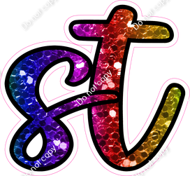 CUL 23.5" Individuals - Rainbow Sparkle ST