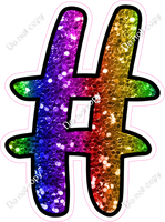 CUL 23.5" Individuals - Rainbow Sparkle #