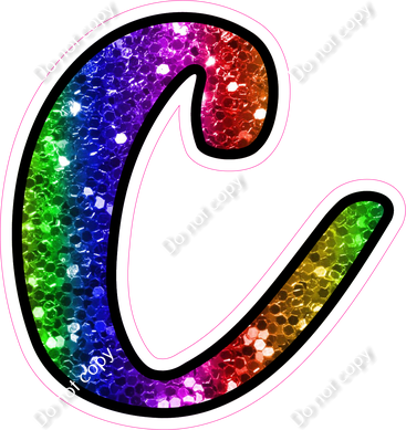 CUL 23.5" Individuals - Rainbow Sparkle c