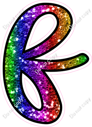 CUL 23.5" Individuals - Rainbow Sparkle f