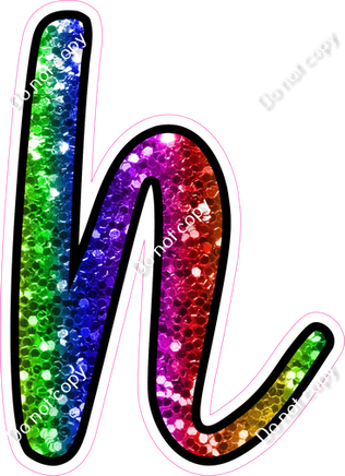 CUL 23.5" Individuals - Rainbow Sparkle h