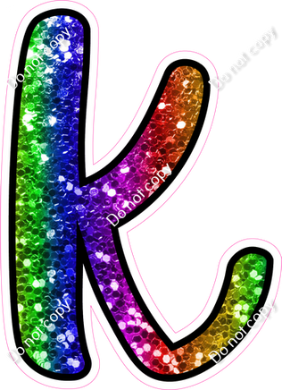 CUL 23.5" Individuals - Rainbow Sparkle k