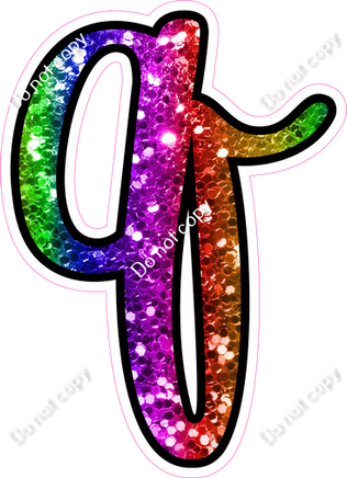 CUL 23.5" Individuals - Rainbow Sparkle q