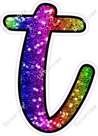 CUL 23.5" Individuals - Rainbow Sparkle t