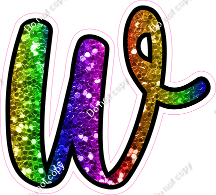 CUL 23.5" Individuals - Rainbow Sparkle w