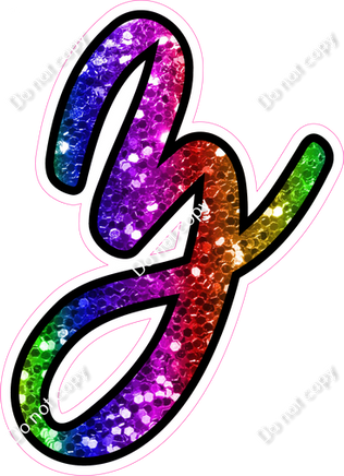 CUL 23.5" Individuals - Rainbow Sparkle z