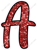 CUL 23.5" Individuals - Red Sparkle A