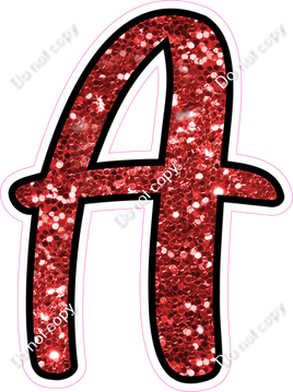 CUL 23.5" Individuals - Red Sparkle A