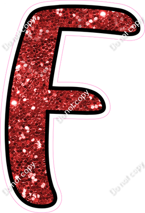 CUL 23.5" Individuals - Red Sparkle F