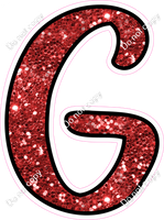 CUL 23.5" Individuals - Red Sparkle G