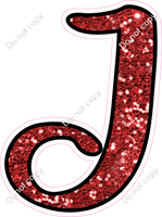 CUL 23.5" Individuals - Red Sparkle J
