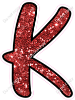 CUL 23.5" Individuals - Red Sparkle K