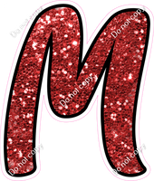 CUL 23.5" Individuals - Red Sparkle M