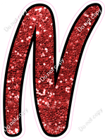 CUL 23.5" Individuals - Red Sparkle N