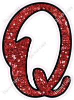 CUL 23.5" Individuals - Red Sparkle Q