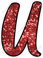 CUL 23.5" Individuals - Red Sparkle U