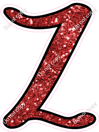 CUL 23.5" Individuals - Red Sparkle Z