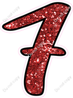 CUL 23.5" Individuals - Red Sparkle 7