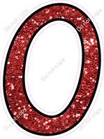 CUL 23.5" Individuals - Red Sparkle