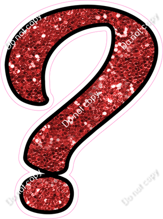 CUL 23.5" Individuals - Red Sparkle ?