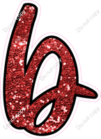 CUL 23.5" Individuals - Red Sparkle b