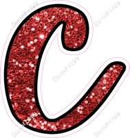 CUL 23.5" Individuals - Red Sparkle c